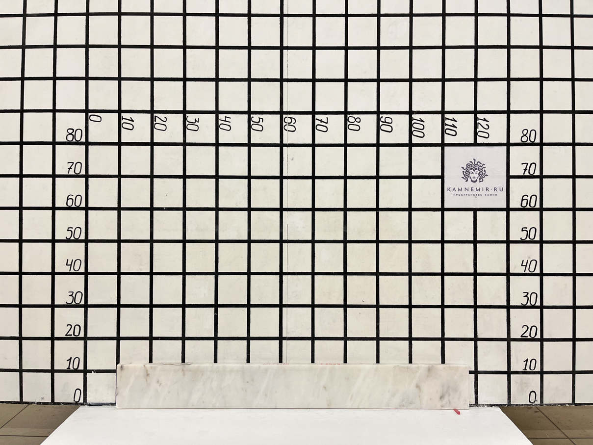 Изображение Заготовка  (1040х110х20 мм)/Мрамор Bianco Lasa Vena Oro/Белый/Антик