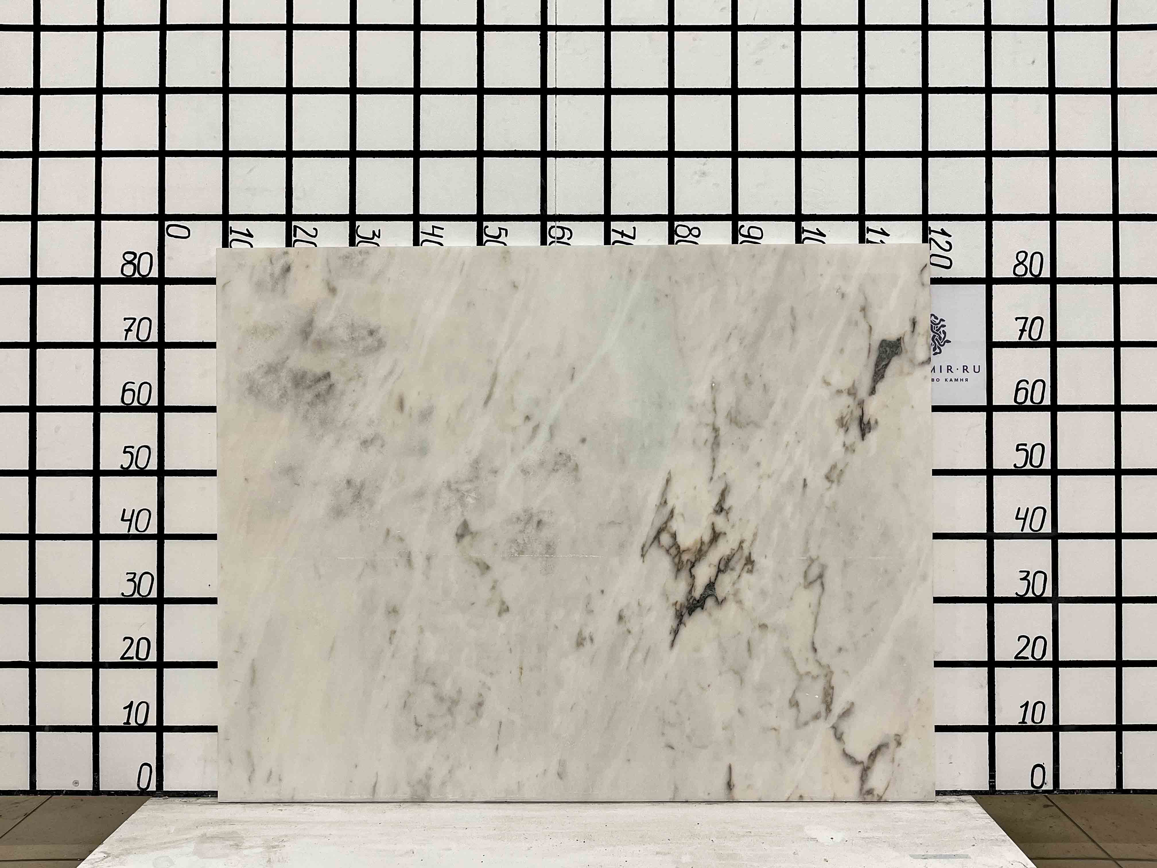 Заготовка  (1040х110х20 мм)/Мрамор Bianco Lasa Vena Oro/Белый/Антик - изображение 2