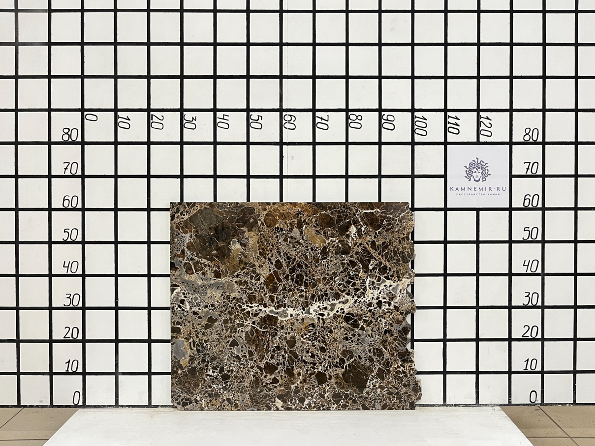 Изображение Заготовка F3669 (680х580х20 мм)/Мрамор Emperador Gold/Коричневый/Полировка