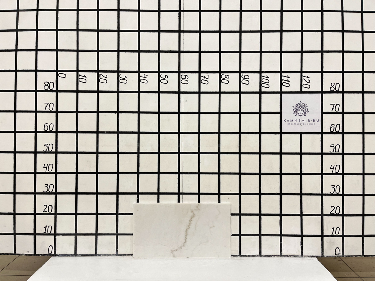 Изображение Заготовка  (450х240х18 мм)/Мрамор Guangxi White/Белый/Полировка