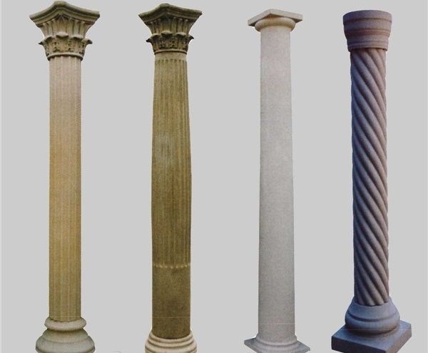 Типовые виды мраморных колонн 