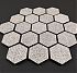 Мозаика без сетки (Hexagon) Толщина 10мм (1шт - 0,016 м2)/Гранит Peach Red/Розовый/Полировка - мини изображение 2