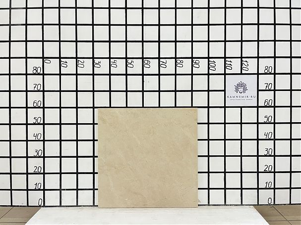 Заготовка F4184 (600х600х20 мм)/Мрамор Crema Marfil/Бежевый/Антик - изображение 1