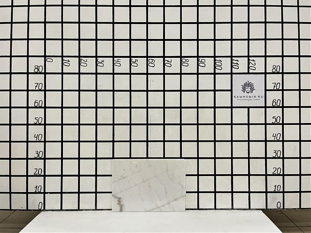 Заготовка  (400х280х18 мм)/Мрамор Guangxi White/Белый/Полировка - изображение 1
