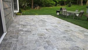 Уличное мощение Travertine Silver 