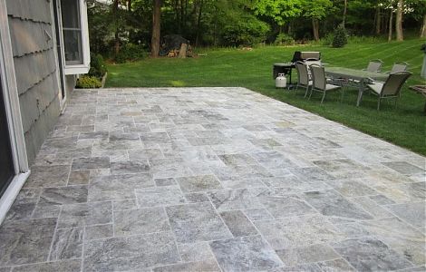 Уличное мощение Travertine Silver 