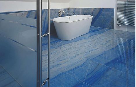 Azul Macauba в отделке ванной