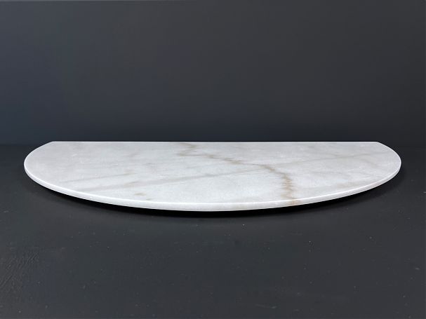 Столешница 13.1 (620х330х18 мм)/Мрамор Guangxi White/Белый/Полировка - изображение 1