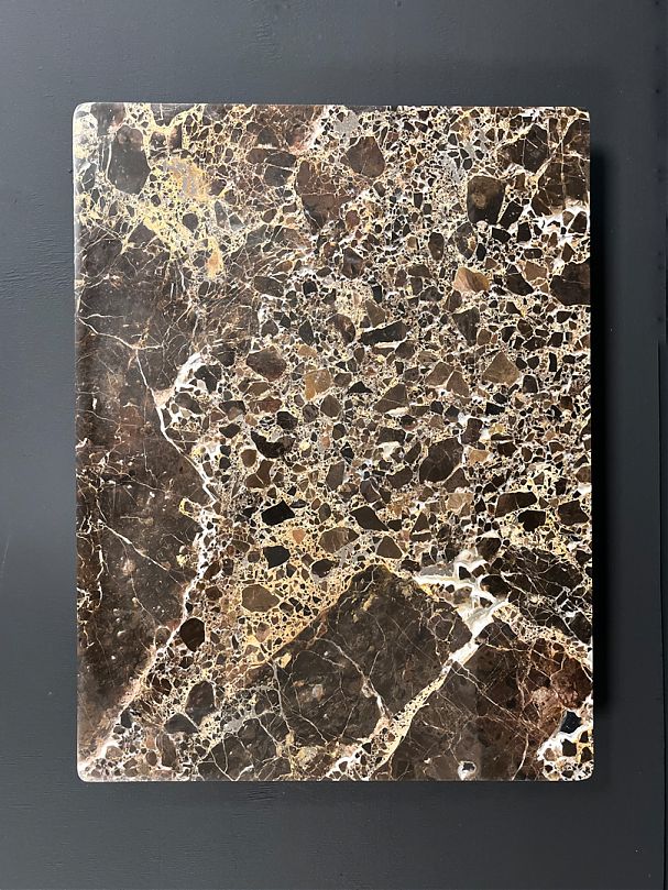 Столешница 2 (475х375х40 мм)/Мрамор Emperador Dark/Коричневый/Полировка - изображение 1