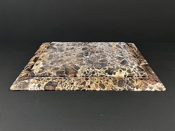 Столешница 2 (475х375х40 мм)/Мрамор Emperador Dark/Коричневый/Полировка - изображение 3
