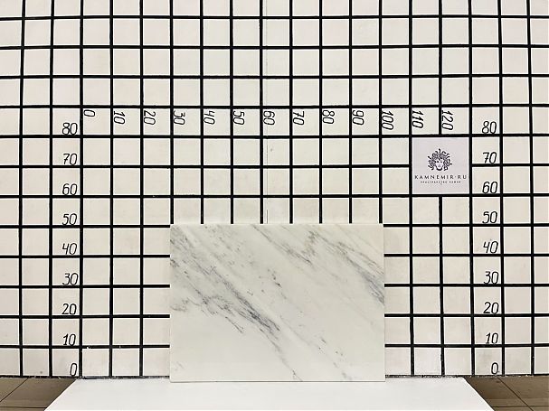 Заготовка F7072 (690х500х30 мм)/Мрамор Bianco Carrara/Белый/Полировка - изображение 1