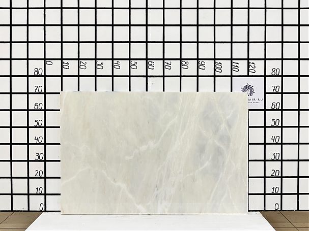 Заготовка  (1070х300х30 мм)/Мрамор Bianco Lasa Vena Oro/Белый/Полировка - изображение 2
