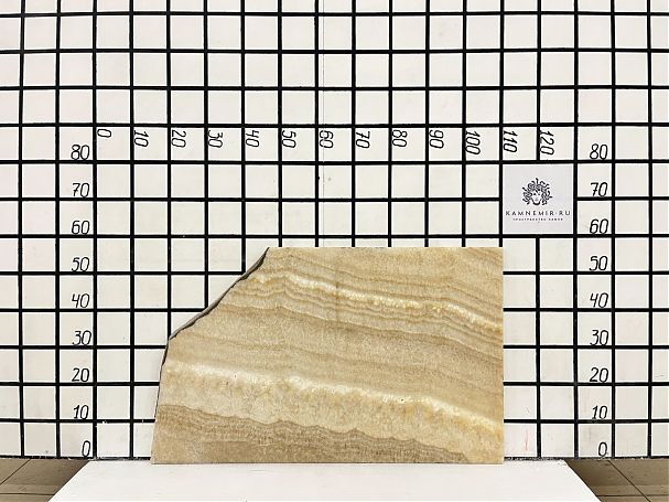 Заготовка F5859 (620х560х20 мм)/Оникс Ivory/Желтый/Полировка - изображение 1