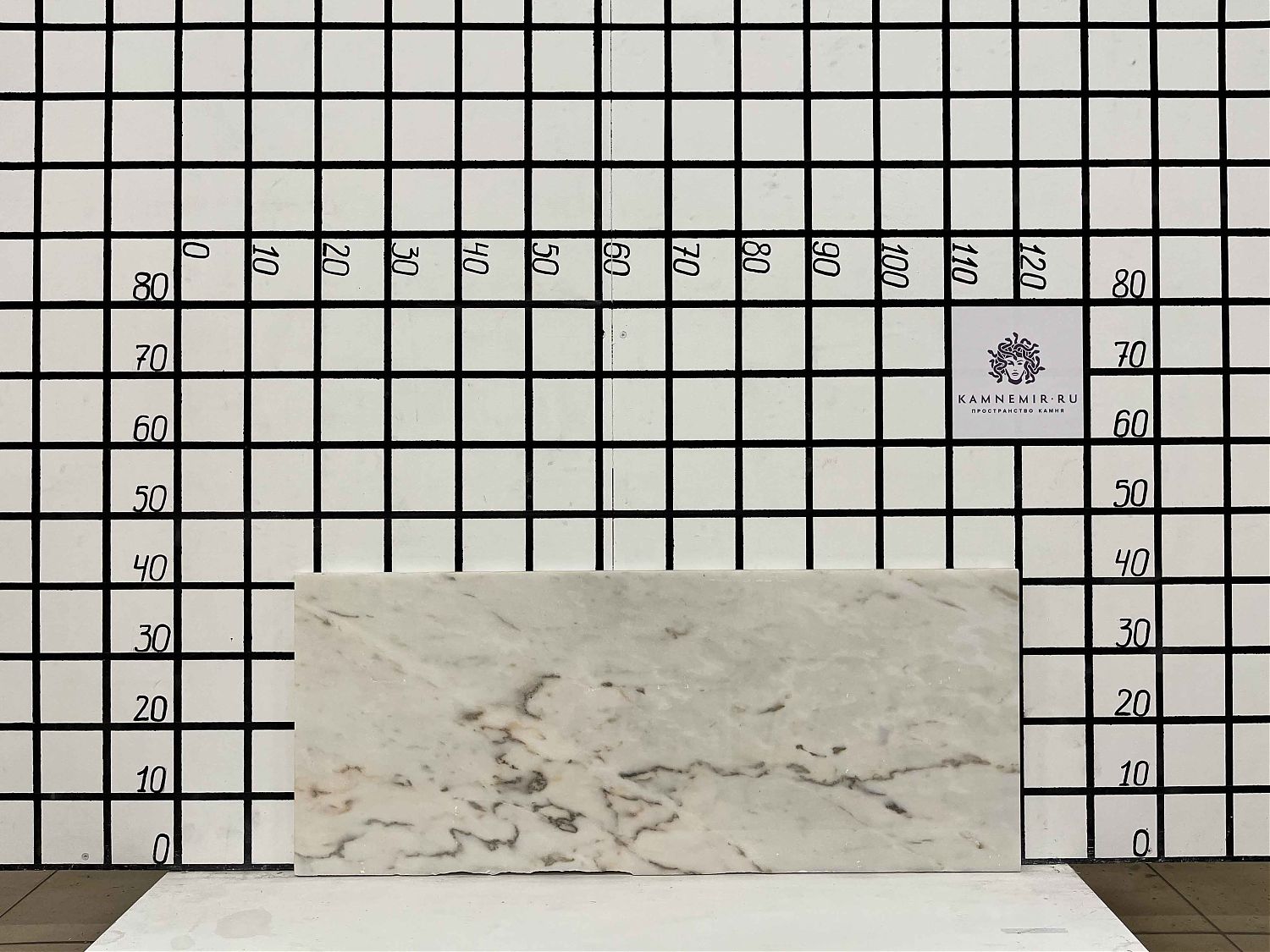 Изображение Заготовка F2552 (1000х400х20 мм)/Мрамор Bianco Lasa Vena Oro/Белый/Полировка