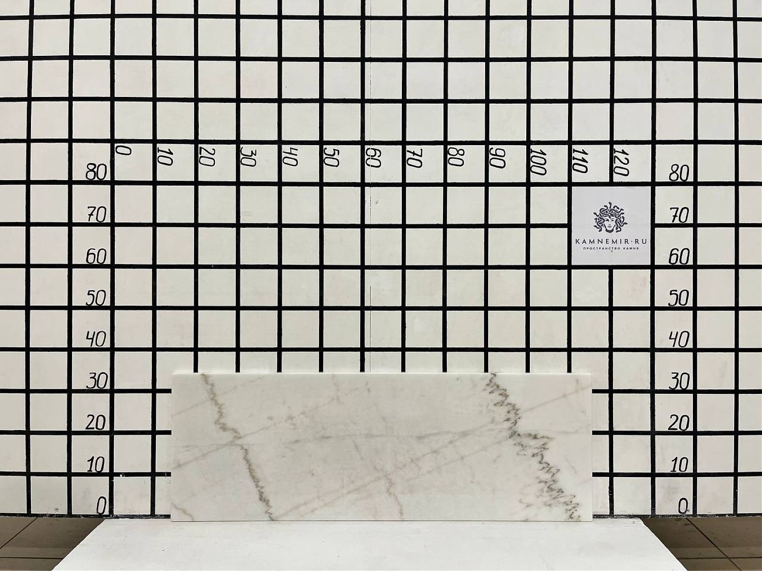 Изображение Подоконник Пд-1 (1000х350х18 мм)/Мрамор Guangxi White/Белый/Полировка