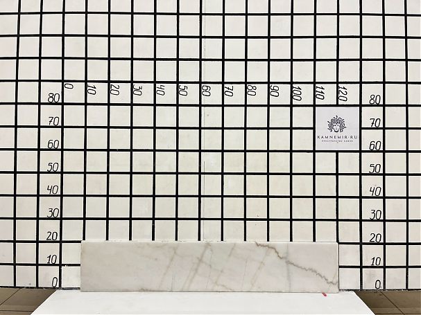 Заготовка  (1070х200х18 мм)/Мрамор Guangxi White/Белый/Полировка - изображение 1