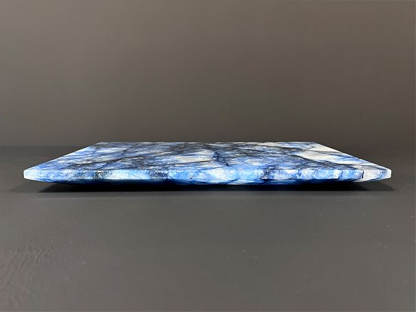 Столешница 14.2 (320х220х20 мм)/Кварцит Cristallo Blue/Голубой/Полировка - изображение 1