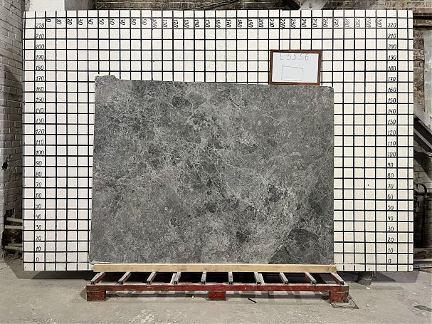 Заготовка  (1210х260х20 мм)/Мрамор Tundra Grey/Серый/Полировка - изображение 2