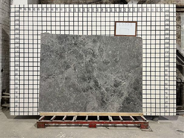 Заготовка  (1700х250х20 мм)/Мрамор Tundra Grey/Серый/Полировка - изображение 2