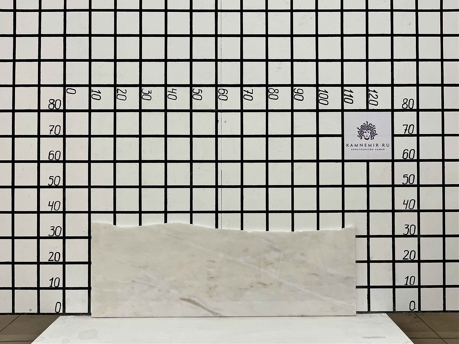 Изображение Заготовка F2542 (1010х300х20 мм)/Мрамор Bianco Lasa Vena Oro/Белый/Полировка