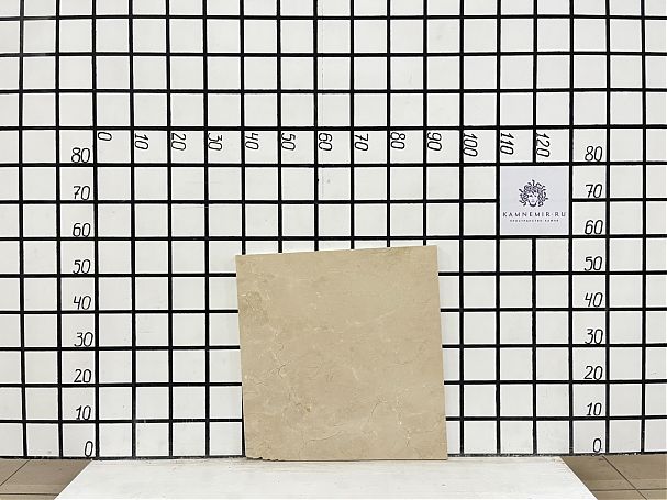 Заготовка F4187 (540х530х20 мм)/Мрамор Crema Marfil/Бежевый/Антик - изображение 1