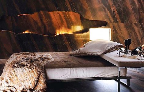 Спальня, облицованная кварцитом Copper Dune изображение 2