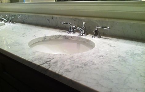 Столешница из Bianco Carrara изображение 1