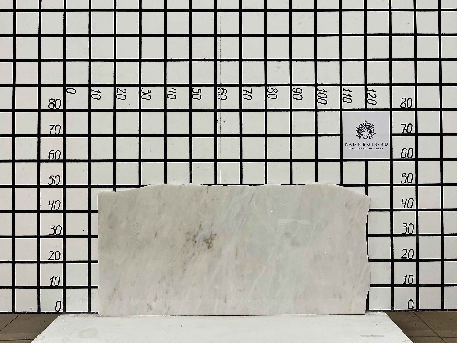 Изображение Заготовка F2541 (1000х450х20 мм)/Мрамор Bianco Lasa Vena Oro/Белый/Полировка