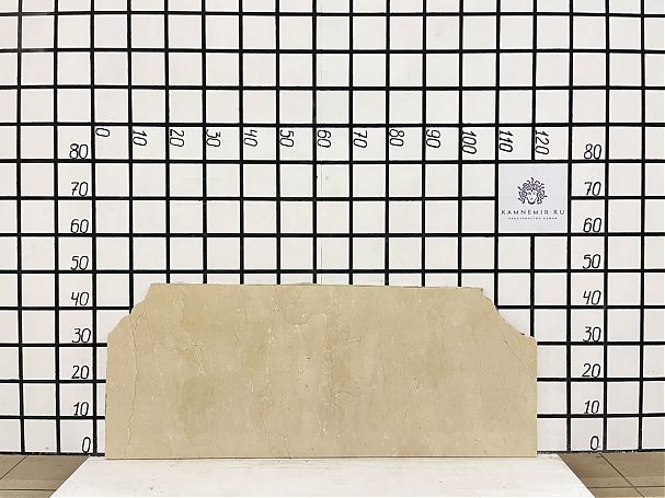 Заготовка F4207 (870х450х20 мм)/Мрамор Crema Marfil/Бежевый/Полировка - изображение 1
