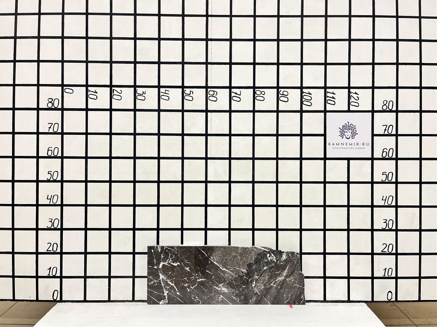 Изображение Заготовка  (600х200х20 мм)/Мрамор Arabescato Gridjio/Серый/Полировка
