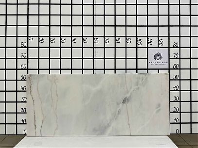 Заготовка F2584 (1250х550х20 мм)/Мрамор Bianco Lasa Vena Oro/Белый/Антик - изображение 1