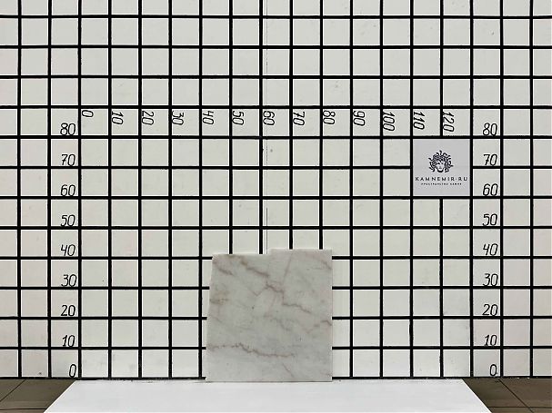 Заготовка F3140 (400х370х18 мм)/Мрамор Guangxi White/Белый/Полировка - изображение 1