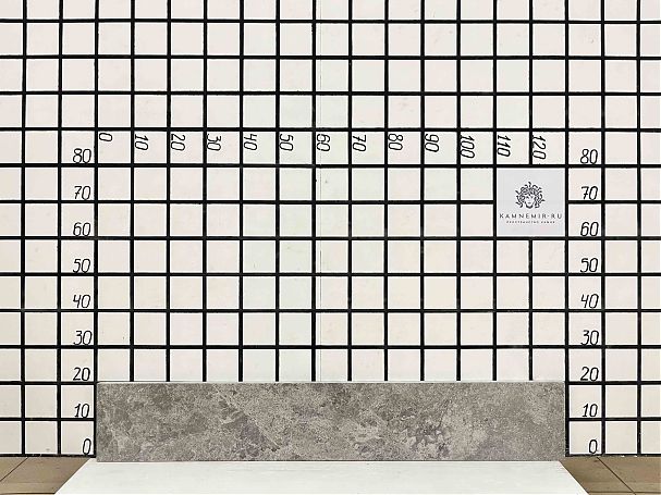 Заготовка F3244 (1260х210х20 мм)/Мрамор Tundra Grey/Серый/Полировка - изображение 1