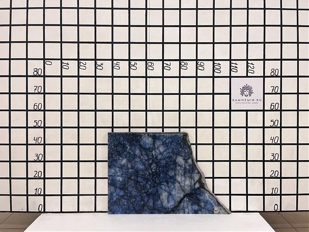 Заготовка  (450х400х20 мм)/Кварцит Cristallo Blue/Голубой/Полировка - изображение 1