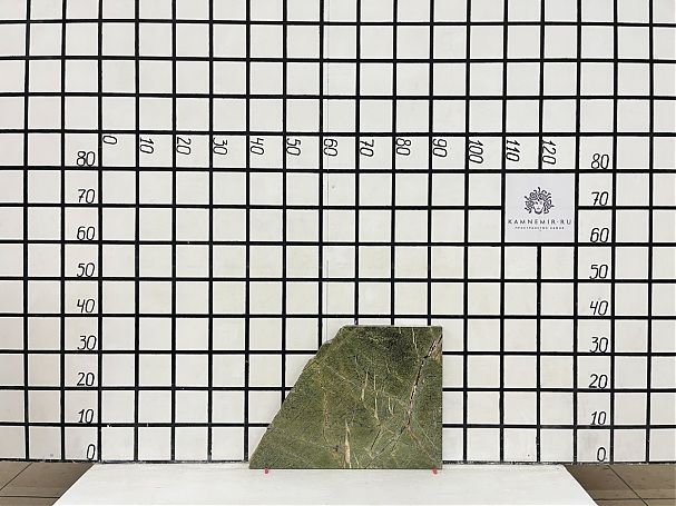 Заготовка  (380х270х30 мм)/Мрамор Forest Green/Зеленый/Лощение - изображение 1