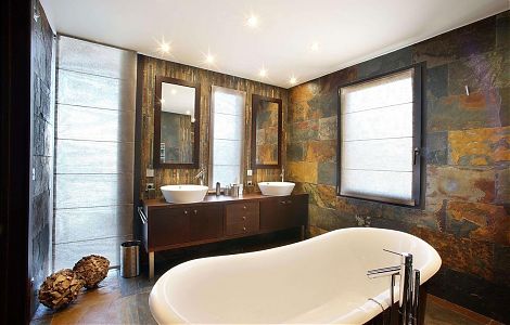 Отделка ванной комнаты сланцем Slate Multicolor изображение 2