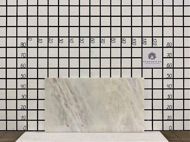 Заготовка F3194 (600х500х20 мм)/Мрамор Bianco Lasa Vena Oro/Белый/Полировка - изображение 1