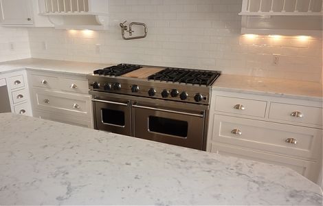 Cтолешница из мрамора Bianco Carrara изображение 1