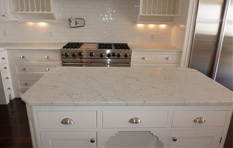 Cтолешница из мрамора Bianco Carrara изображение 2