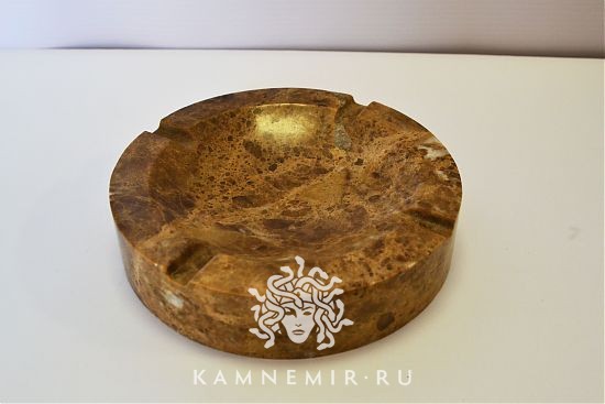 Круглая пепельница из Emperador Light - изображение 1