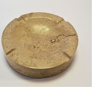 Круглая пепельница из Юрского камня - изображение 1