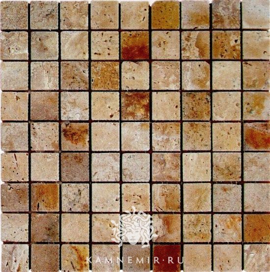 Мозаика из галтованного мрамора - изображение 1