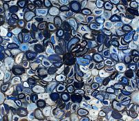 Фрагмент текстуры Agate Blue Flower