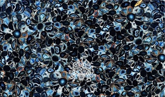Agate Blue Flower - фото 1