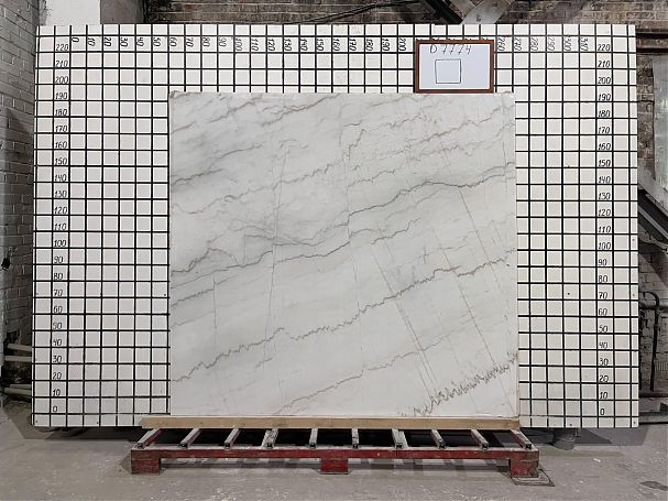 Заготовка  (1560х300х18 мм)/Мрамор Guangxi White/Белый/Полировка - изображение 2