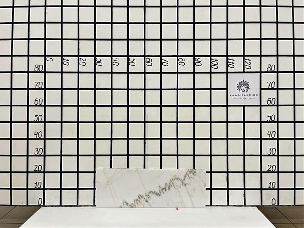 Заготовка  (640х220х18 мм)/Мрамор Guangxi White/Белый/Полировка - изображение 1