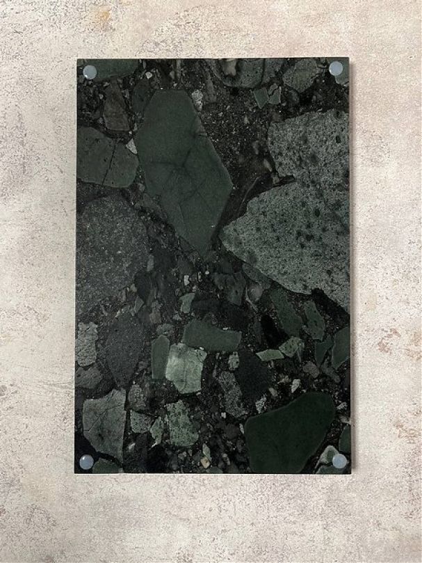 СПK Подставка "Поднос" (300х200х10 мм)/Конгломерат Onego Green/Зеленый/Антик - изображение 3