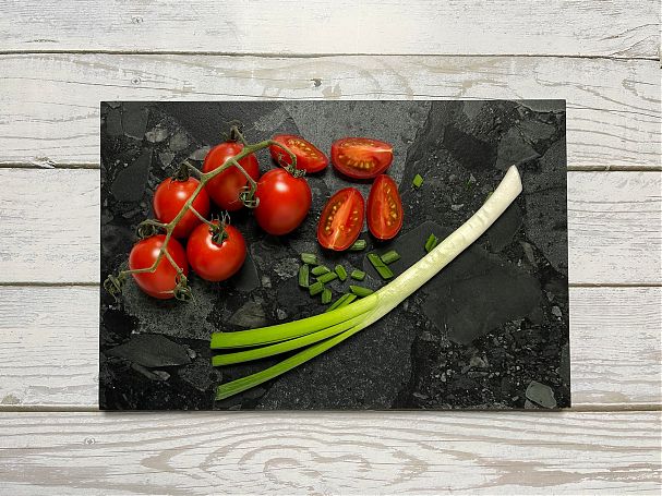 СПK Подставка "Поднос" (300х200х10 мм)/Конгломерат Onego Green/Зеленый/Антик - изображение 5
