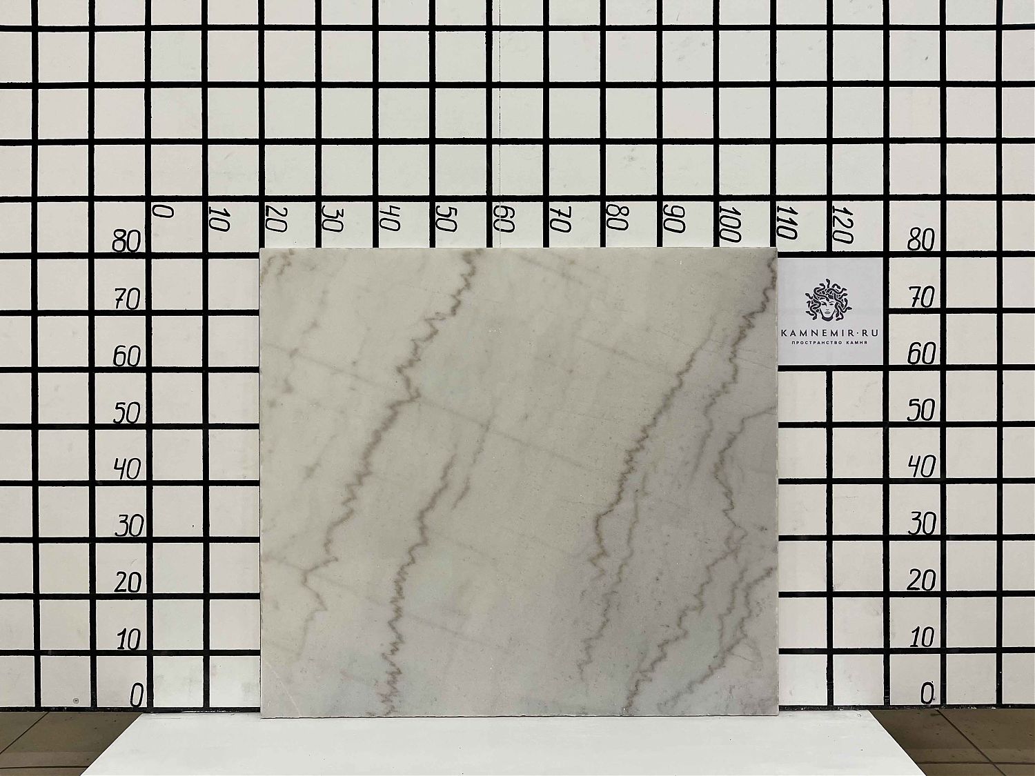 Изображение Заготовка F3157 (890х800х18 мм)/Мрамор Guangxi White/Белый/Полировка