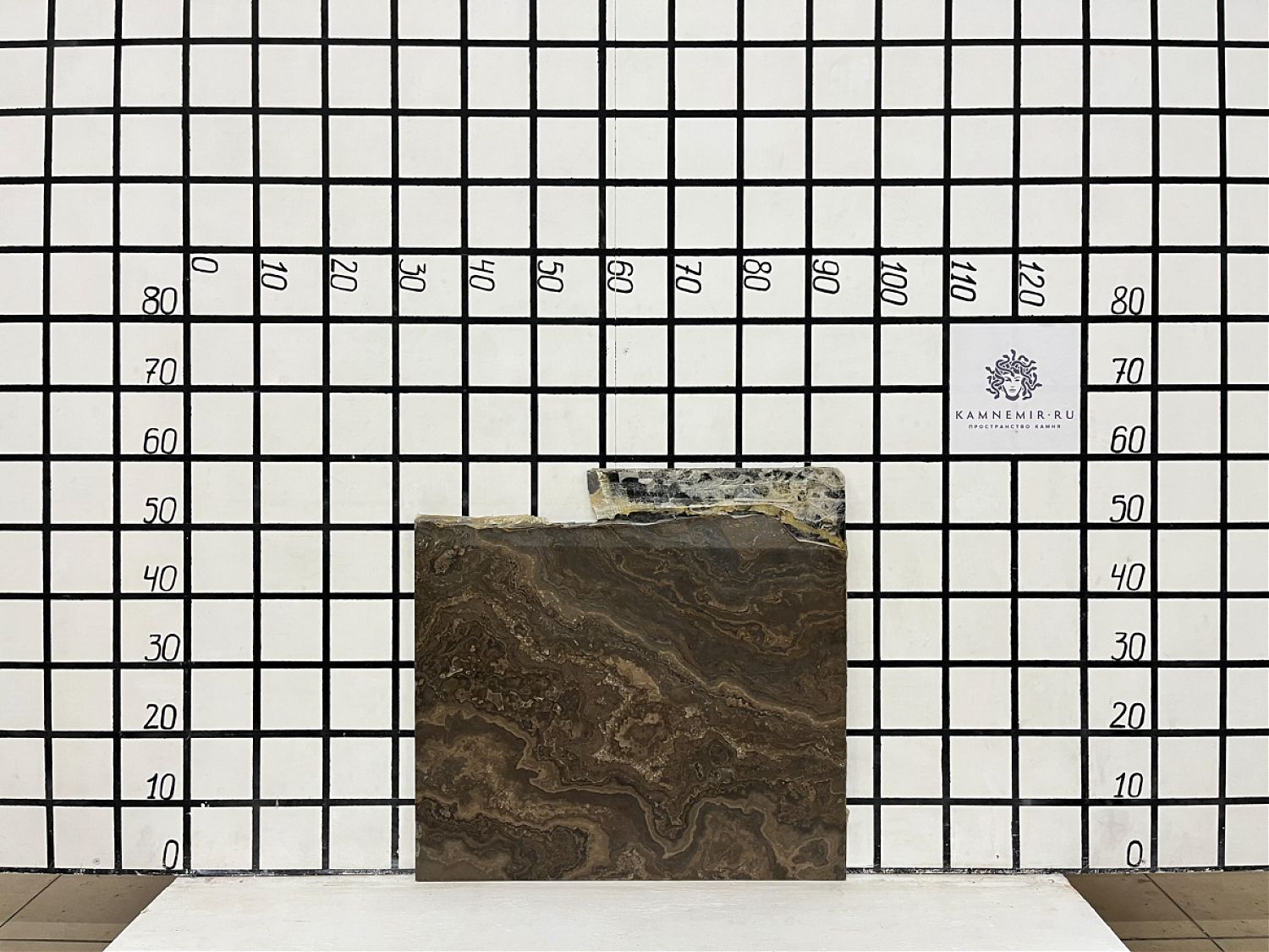 Изображение Заготовка  (570х430х20 мм)/Мрамор Magic Brown/Коричневый/Полировка
